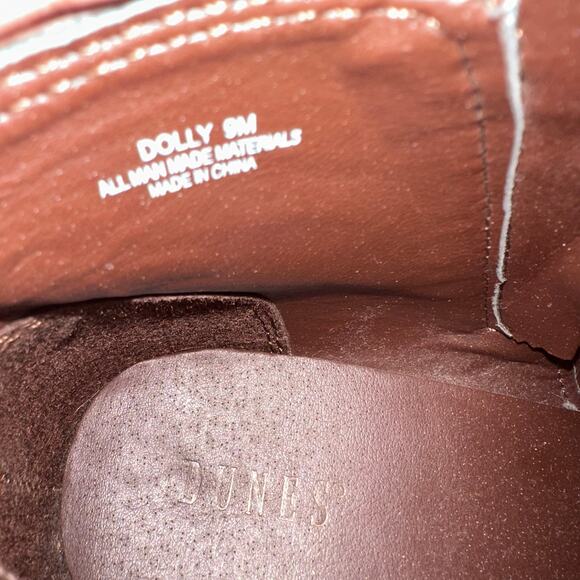 Dunes Dolly Brown Ankle Booties - Picture 5 of 7